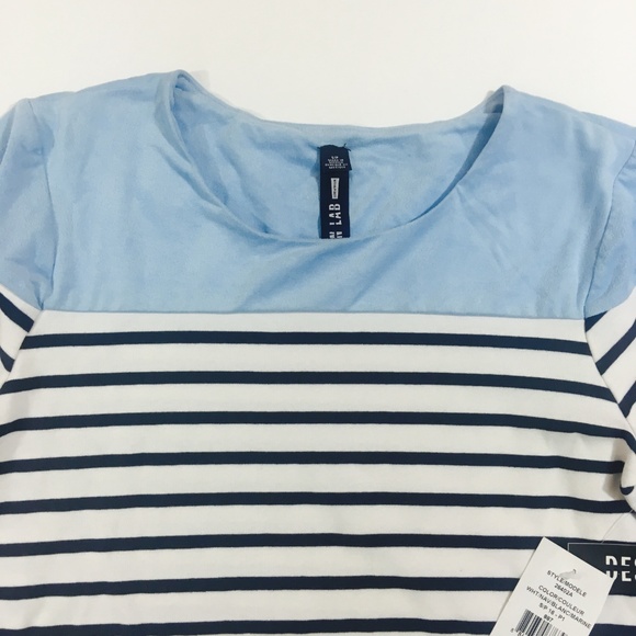 DESIGN LAB NAUTICAL LONG SLEEVE SOFT TOP SHIRT S - Picture 2 of 4